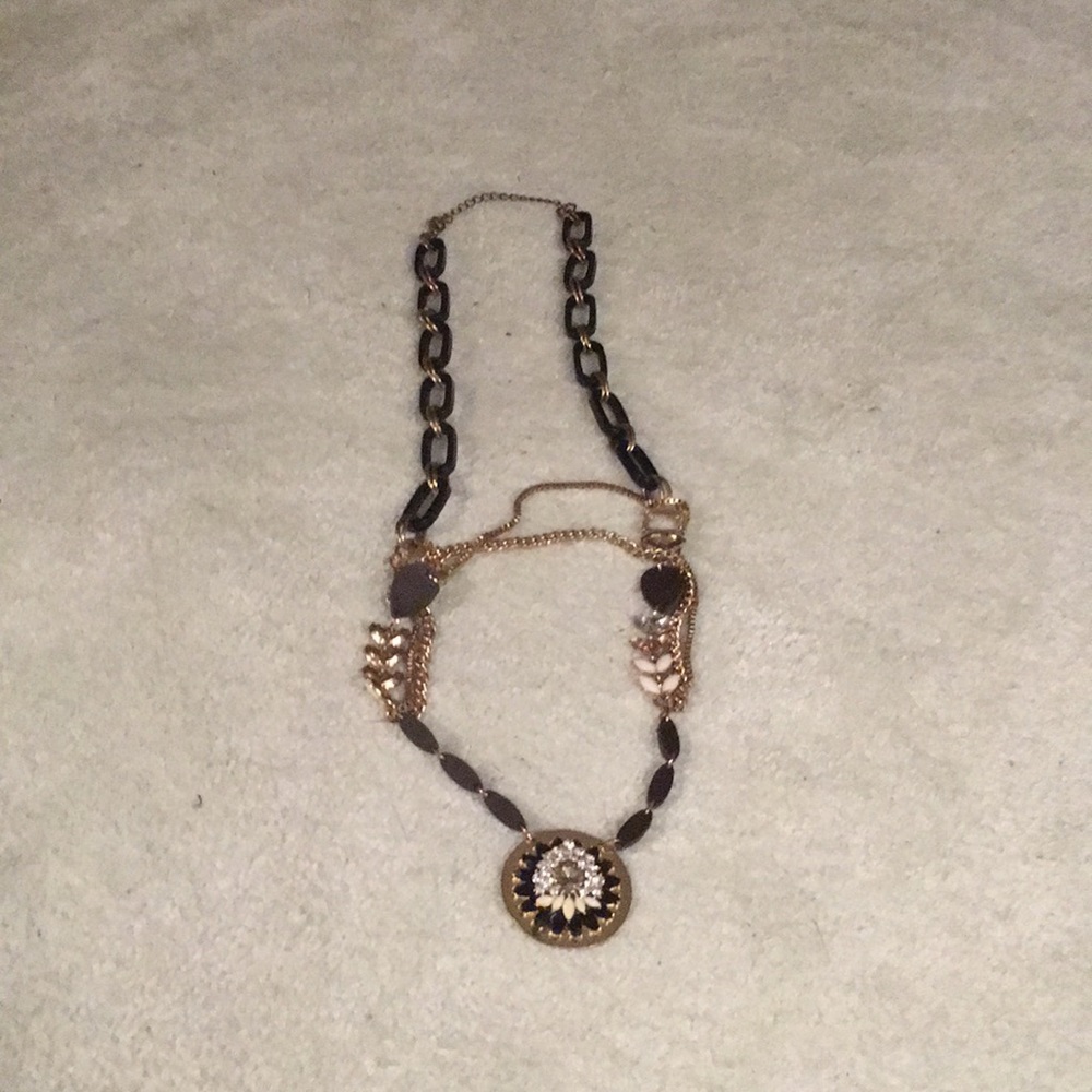 Long statement necklace